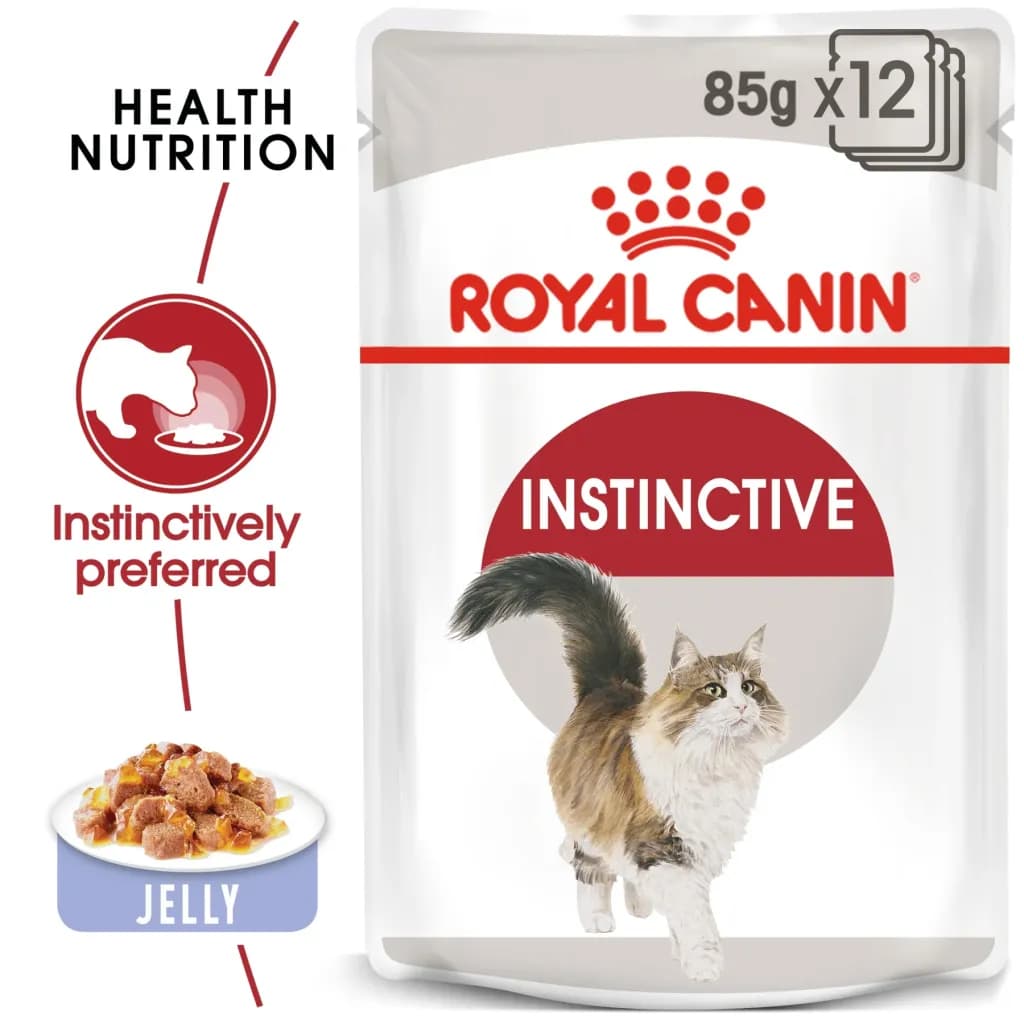 Royal Canin Feline Health Nutrition Instinctive Adult Cats Jelly Wet Food