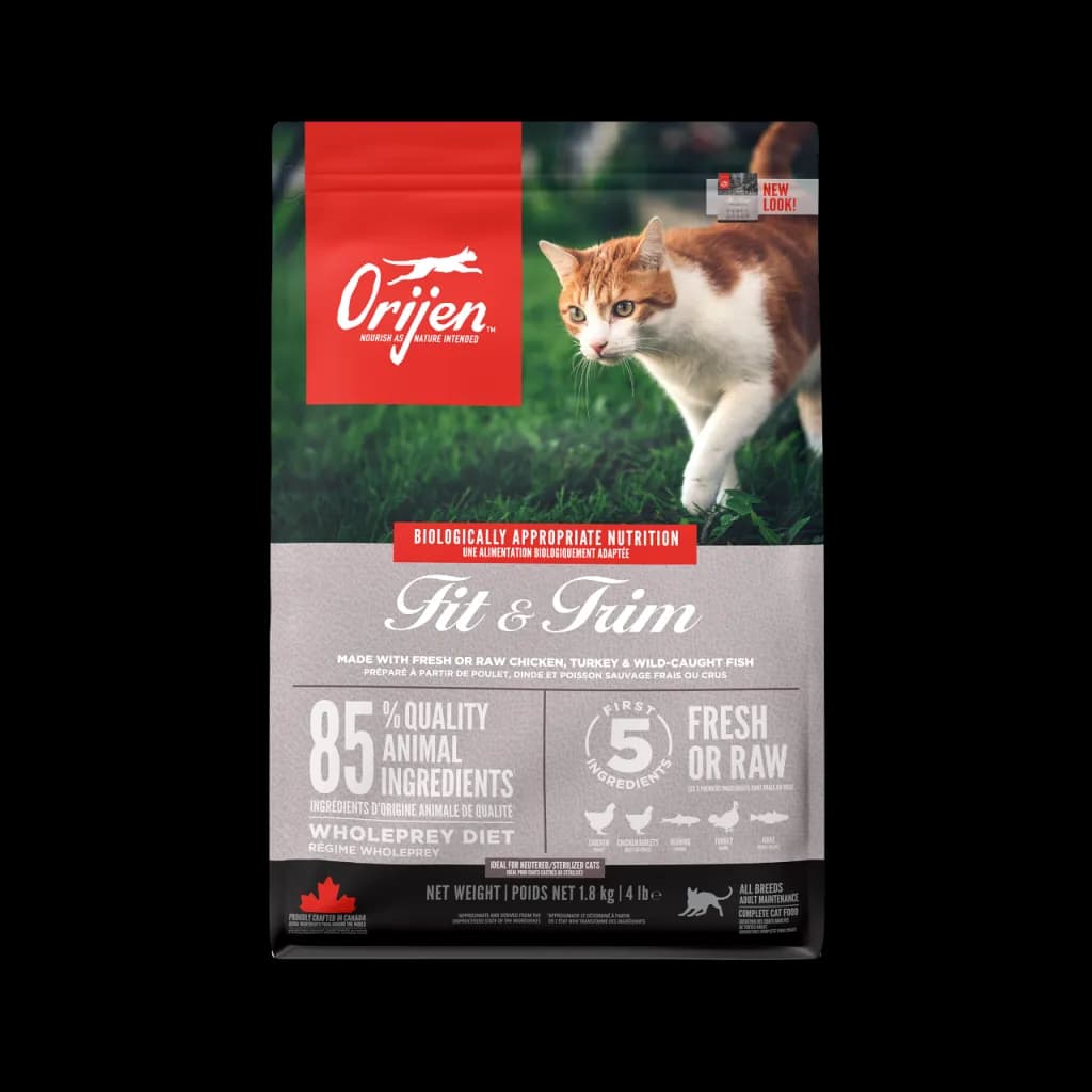 ORIJEN Fit & Trim Dry Cat Food for Healthy Weight Management