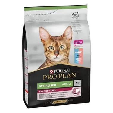 Purina Pro Plan Sterilised Adult Savory Duo Dry Cat Food 3kg