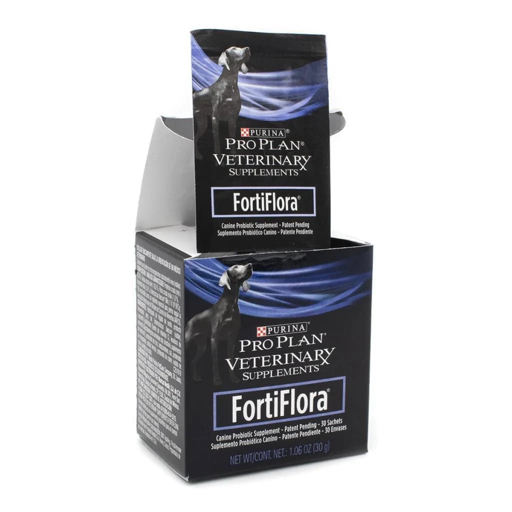 Purina Pro Plan FortiFlora probiotic supplement for dogs digestive health