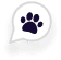 small dark hand icon