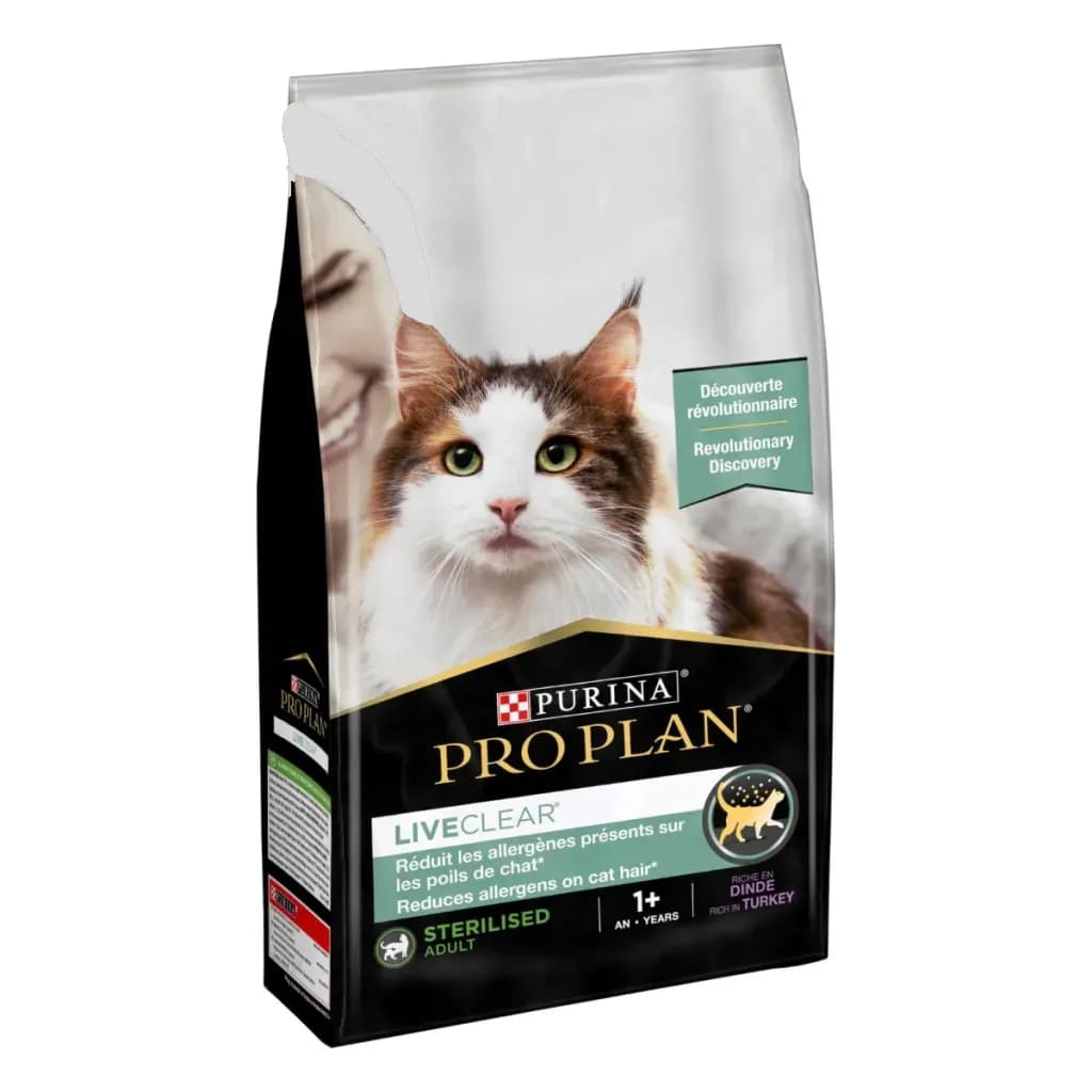 Purina Pro Plan LiveClear Sterilised Adult Turkey Dry Cat Food