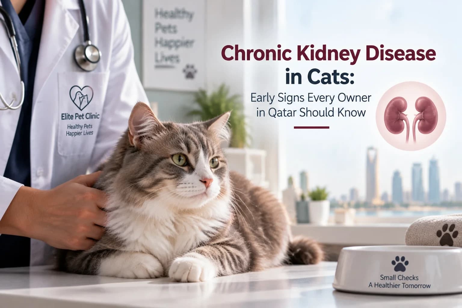 Chronic Kidney Disease in Cats: Early Signs Every Owner in Qatar Should Know