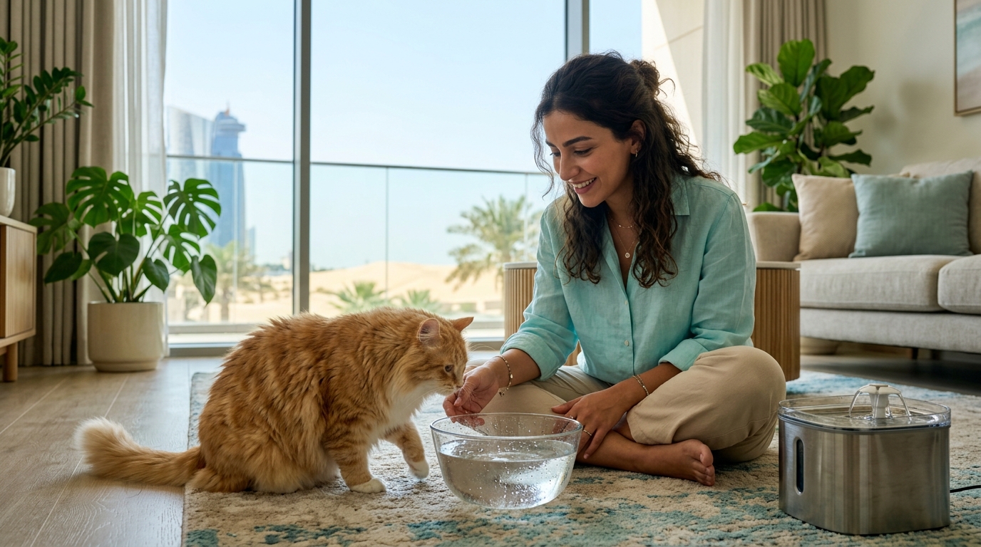 Best Ways to Keep Your Cat Hydrated During Qatar&rsquo;s Hot Summer