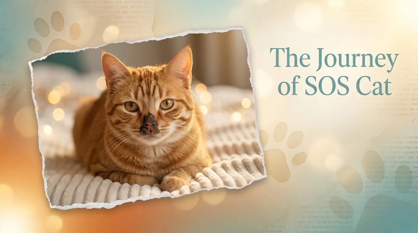 SOS Cat من التنفس بصعوبة إلى استعادة الأمل