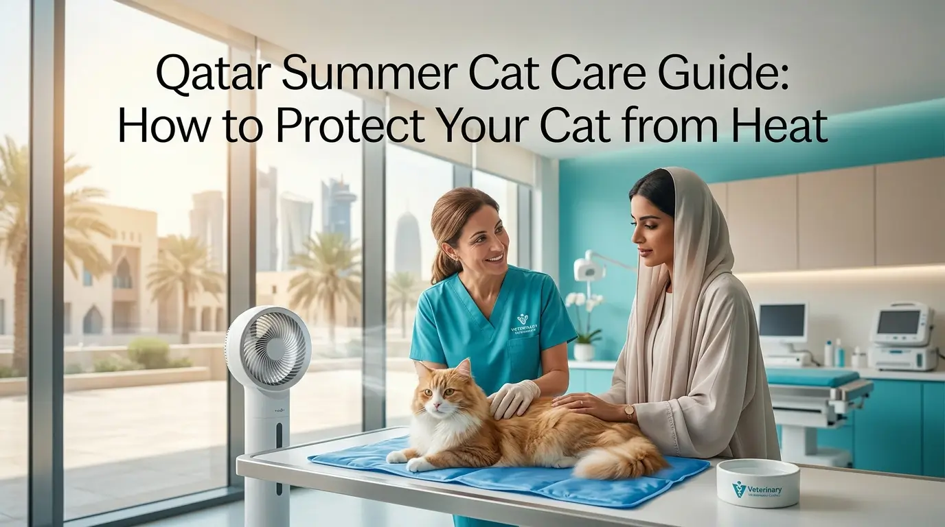 دليل رعاية القطط في صيف قطر كيف تحمي قطك من الحرارة والجفاف وضربات الشمس؟