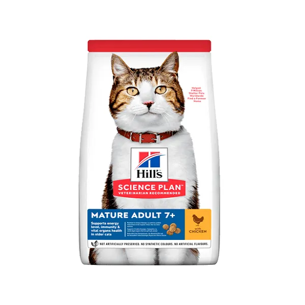 Hill’s Science Plan Mature Adult 7+ Cat Food With Chicken (1.5kg)