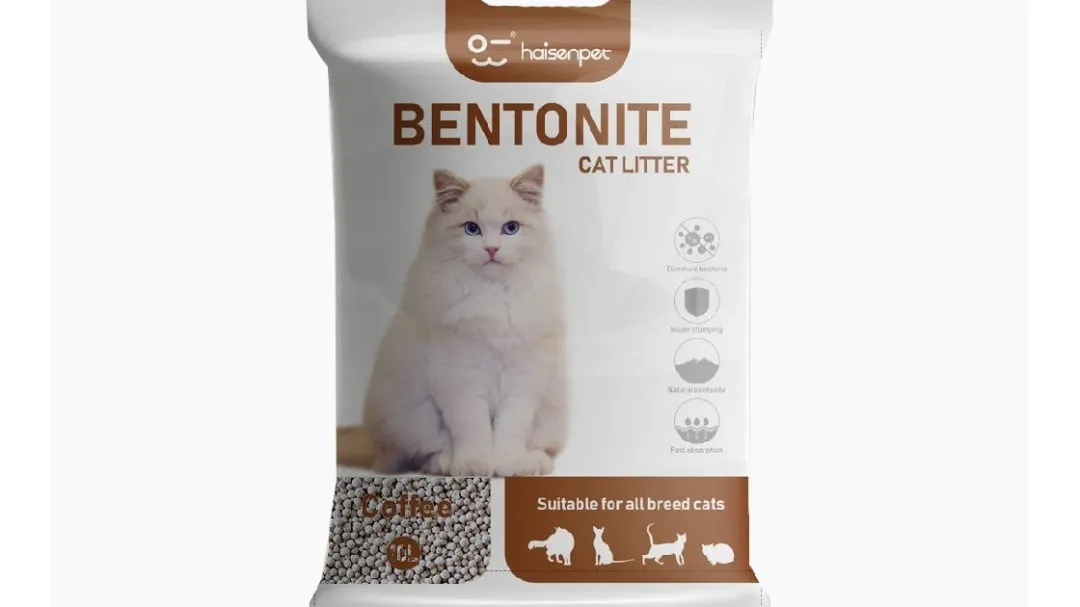 COFFEE HAISENPET BENTONITE CAT LITTER 10 Kg